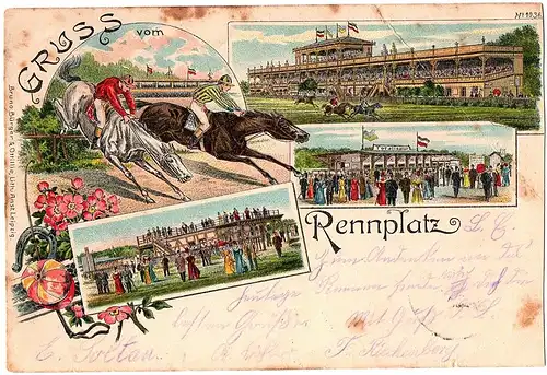 Litho,Gruß aus Berlin gel.1901