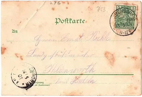 Litho,Gruß aus Berlin gel.1901