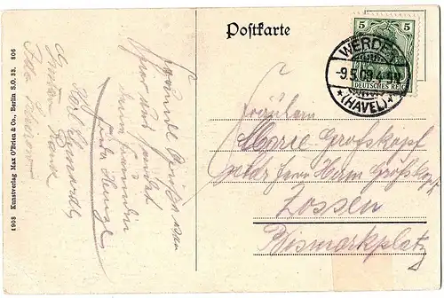 Alte AK Werder gel.1908