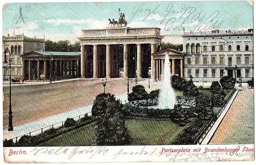 Alte AK Berlin gel.1903