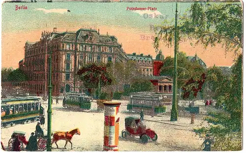 Alte AK Berlin gel.1913