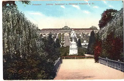 Alte AK Potsdam ungel.um1930