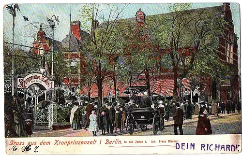 Alte AK Berlin gel.1907