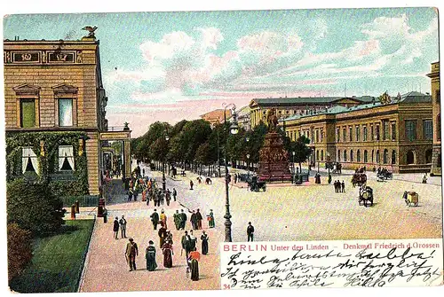 Alte AK Berlin gel.1904