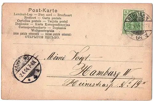 Alte AK Berlin gel.1916