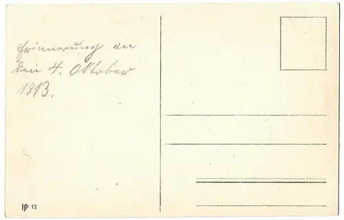 Alte Potsdam gel.1913 im Brief