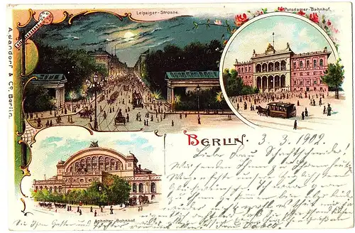 Alte AK Berlin gel.1902