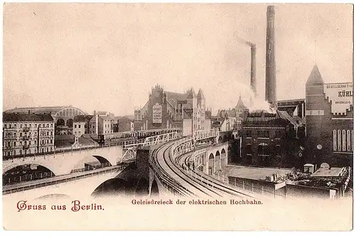 Litho Gruß aus Berlin ungel.um 1900