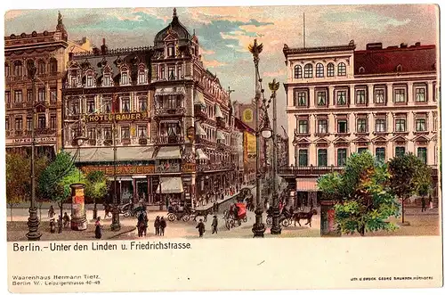 Alte AK Berlin ungel.um 1900