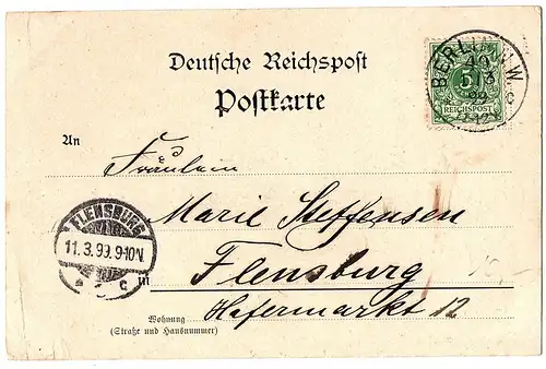 Alte AK Berlin gel.1899