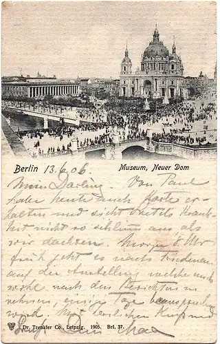 Alte AK Berlin gel.1906