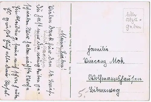Litho,Gruß aus dem Mainthal gel.um 1910