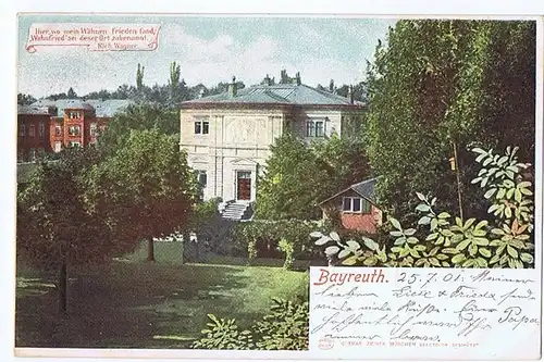 alte AK Bayreuth gel.1901