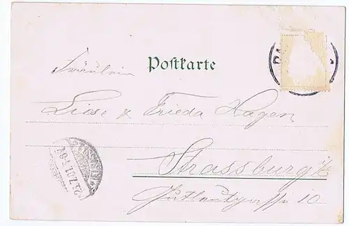 alte AK Bayreuth gel.1901