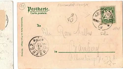 alte AK Gössweinstein gel.1908