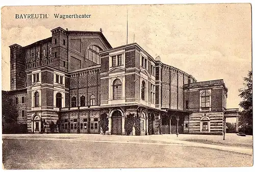 Alte AK Bayreuth gel.1911