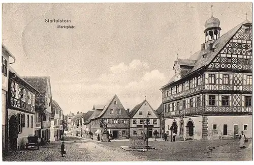 Alte AK Staffelstein gel.1911