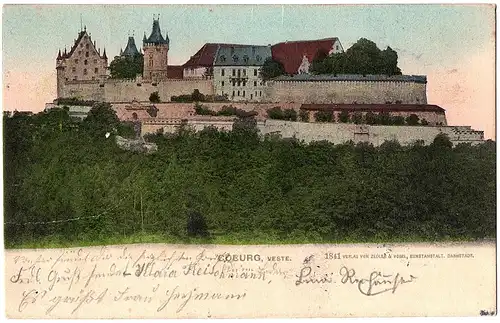 alte AK Coburg gel. um 1905