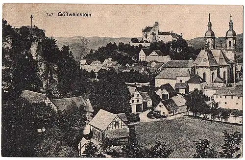 alte AK Gößweistein gel. 1919
