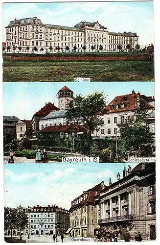 alte AK Bayreuth gel. 1910