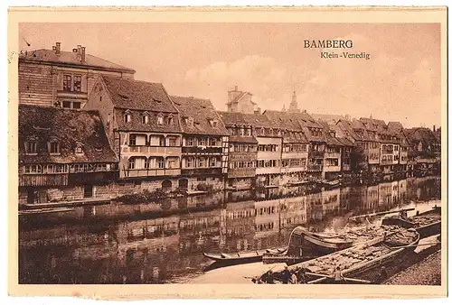 alte AK Bamberg gel. 1912