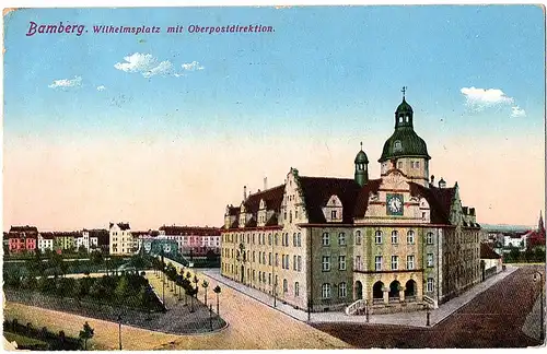 alte AK Bamberg gel. 1913