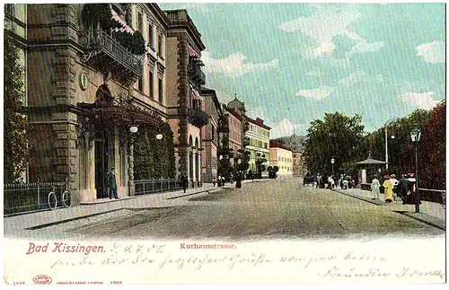 alte AK Bad Kissingen gel. 1909