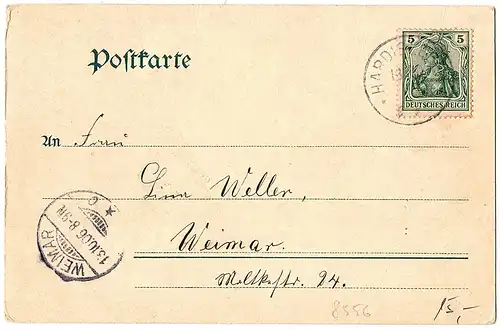 Litho Gruß aus der fränkischen Schweiz gel.1906