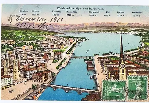 Zürich gel.1911