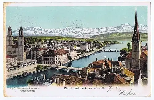 Zürich gel.1904