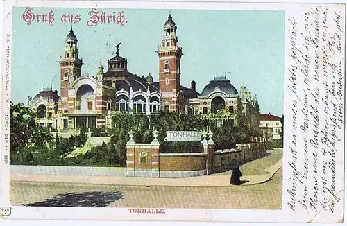 Gruß aus Zürich gel.1901