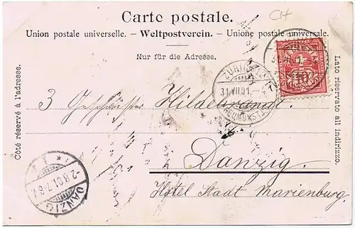 Zürich gel.1901