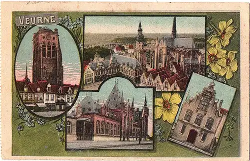historische Ak Belgien gel.1915