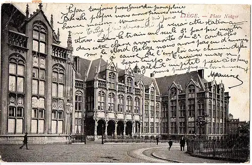 historische Ak Belgien gel.1905