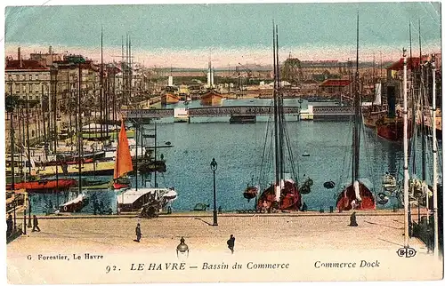 Alte Ansichtskarte Frankreich gel.1920