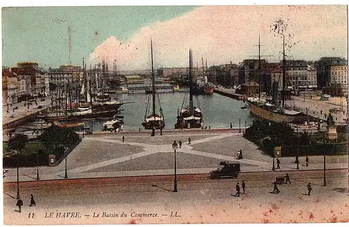 Alte Ansichtskarte Frankreich gel.1910