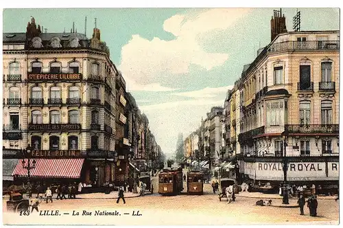 	Alte Ansichtskarte Frankreich gel.1914