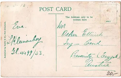 	Alte Ansichtskarte Litho England gel.1913
