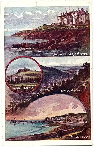 	Alte Ansichtskarte Litho England gel.1911