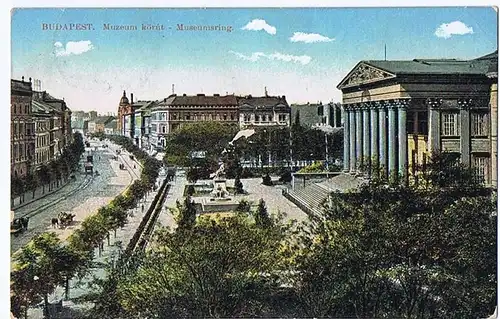 Alte Ansichtskarte Litho Ungarn gel.1911