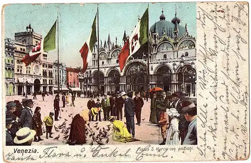 Alte Ansichtskarte  Litho Italien gel.1902