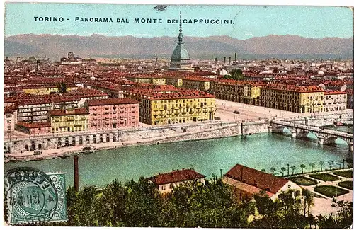 Alte Ansichtskarte   Italien gel.  1912