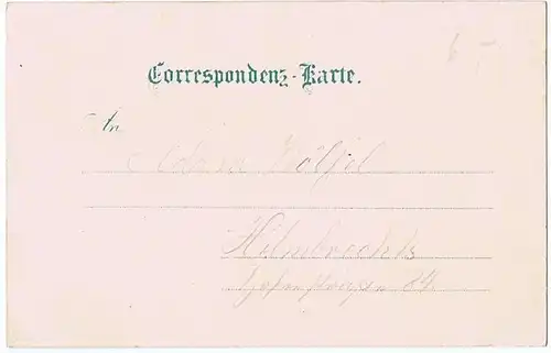 Alte Ansichtskarte Litho Österreich gel.1900