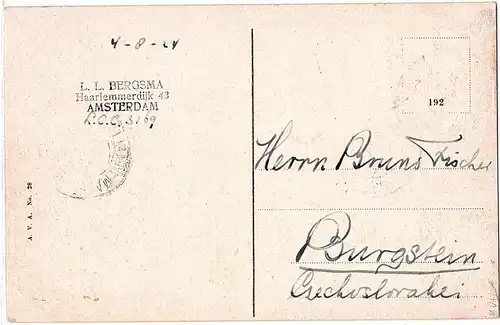 Alte Ansichtskarte Niederlande gel.um 1910