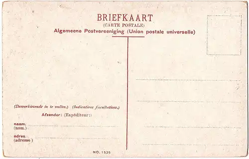 	Alte Ansichtskarte Niederlande ungel.um 1920