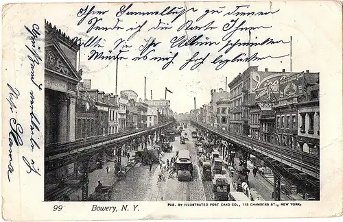 Alte Ansichtskarte USA gel. 1911