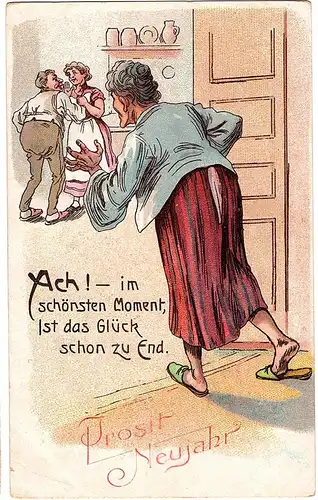 	Alte Scherzkarte ungel. um 1920