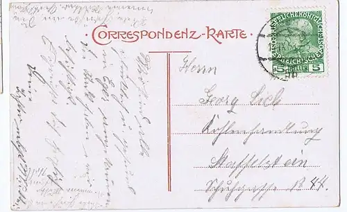 	alte Ansichtskarte Eger gel.1908