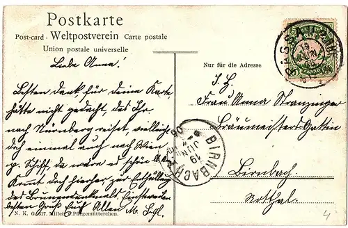 	Alte Künstlerkarte Carl Spitzweg gel.1906