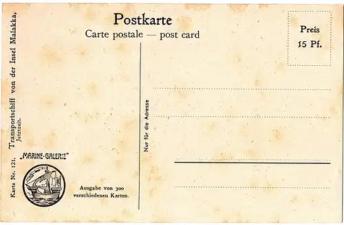 	Litho Ansichtskarte aus der Serie Marine Galerie von 1913